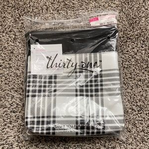 Thirty-One Buffalo Check Shoulder Bag